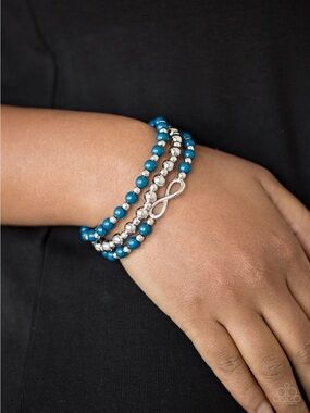 ❤️‍🔥5/$25❤️‍🔥 Immeasurably Infinite Blue Bracelet